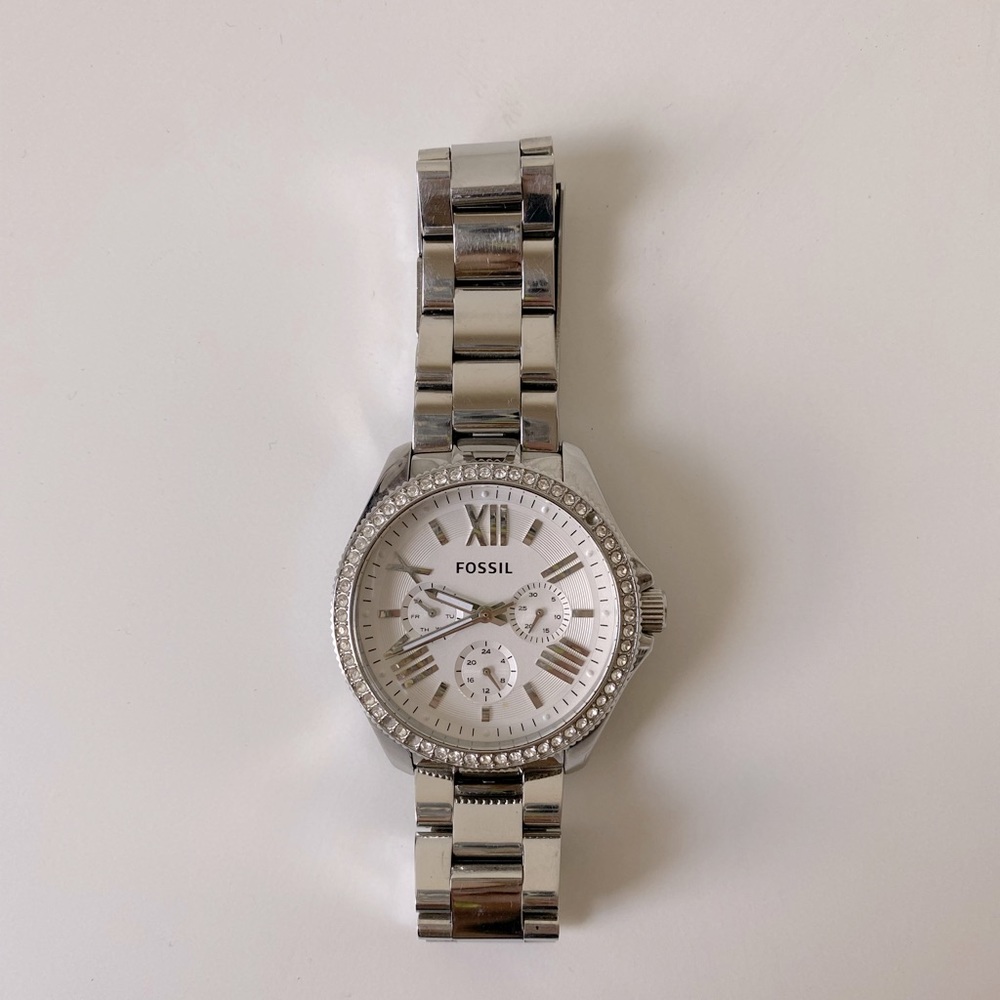 Stainless steel bracelet watch